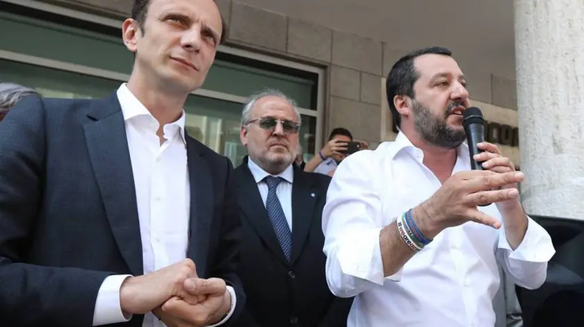 Bumbaca Gorizia 27_04_2018 Salvini a Gorizia © Fotografia di Pierluigi Bumbaca