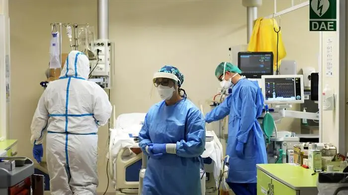 Un reparto di terapia intensiva in una foto di repertorio