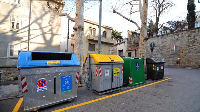 Un'isola ecologica a San Vito