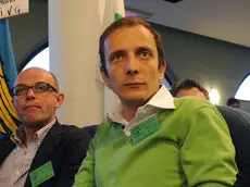 Massimiliano Fedriga durante il congresso regionale della Lega Nord