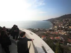 Una veduta di Trieste dal faro della Vittoria