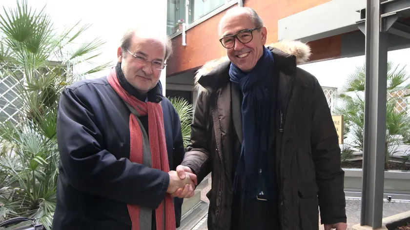 Il presidente Marrio Ghiacci e il suo vice Adriano Del Prete