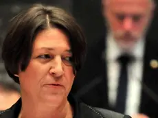 (FILE) A file picture dated 18 September 2014 shows Slovenian Minister in charge of development, Violeta Bulc attending a Slovenian Parliamentary session. The Slovenian news agency (STA) reported on 10 October 2014 that Violeta Bulc is nominated as European Commission candidate to replace Alenka Bratusek, former Slovenian prime minister and EU Commissioner-designate in charge of Energy Union Vice-President. ansa /IGOR KUPLJENIK