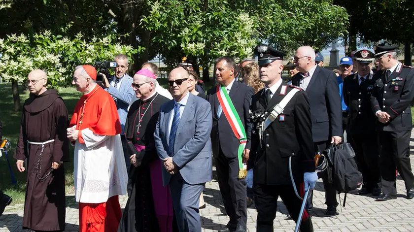 Bonaventura Monfalcone-17.06.2018 Visita cardinale Parolin-Santuario di Barbana-foto di Katia Bonaventura