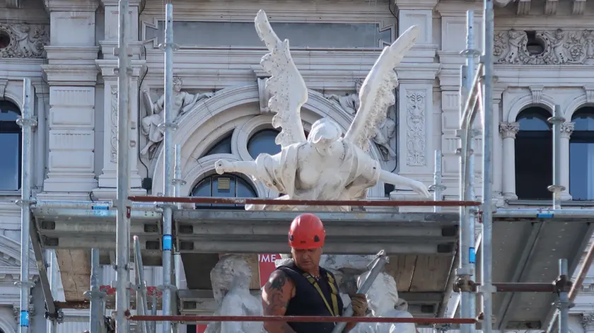 Lasorte Trieste 15/07/19 - Piazza Unità, Fontana dei Quattro Continenti