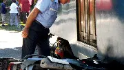 La scena dell'incidente