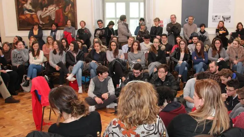 Bumbaca Gorizia 13.02.2016 Attems, incontro su violenza donne © Fotografia di Pierluigi Bumbaca