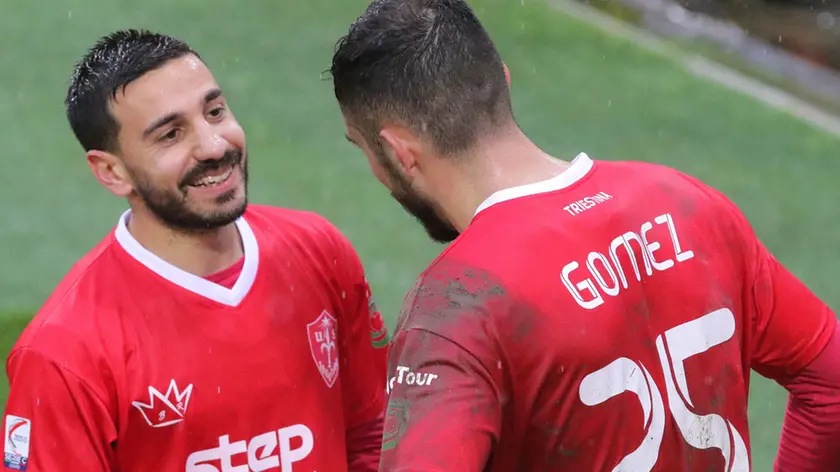 Lasorte Trieste 07/02/21 - Serie C, Triestina - Legnago Salus, Gol Gomez 4 - 0 ed Esultanza