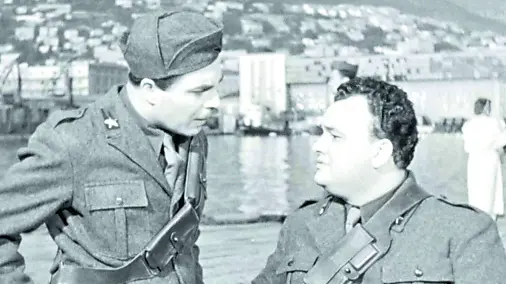 Un fotogramma del film "Trieste mia"