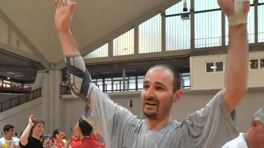 FOTO BRUNI TRIESTE 23 05 09 FINALE PLAY-OFF PALLAMANO-LA PROMOZIONE --MESTRINER