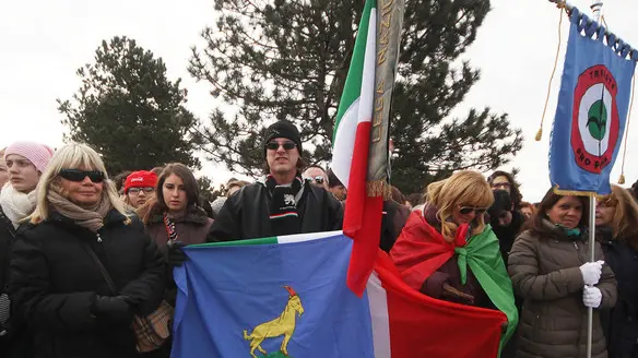 Lasorte Trieste 10/02/15 - Foiba di Basovizza, Cerimonia Giorno del Ricordo