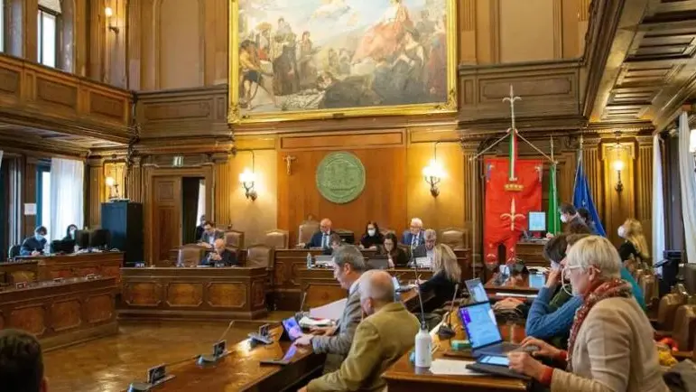 Il Consiglio comunale di Trieste in una foto dall'archivio