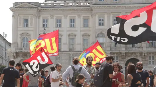 Lasorte Trieste 07/08/19 - Piazza UnitÃ , Presidio Laoratori Accoglienza