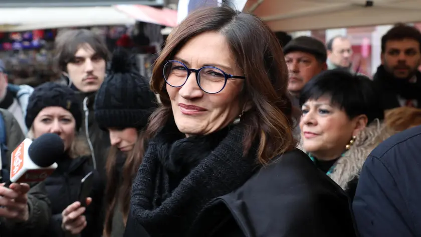 Maria Stella Gelmini in occasione della chiusura della campagna elettorale di Forza Italia, Milano, 02 Marzo 2018. ANSA/MATTEO BAZZI