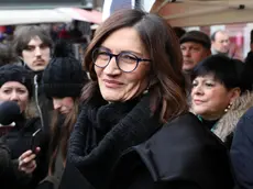 Maria Stella Gelmini in occasione della chiusura della campagna elettorale di Forza Italia, Milano, 02 Marzo 2018. ANSA/MATTEO BAZZI