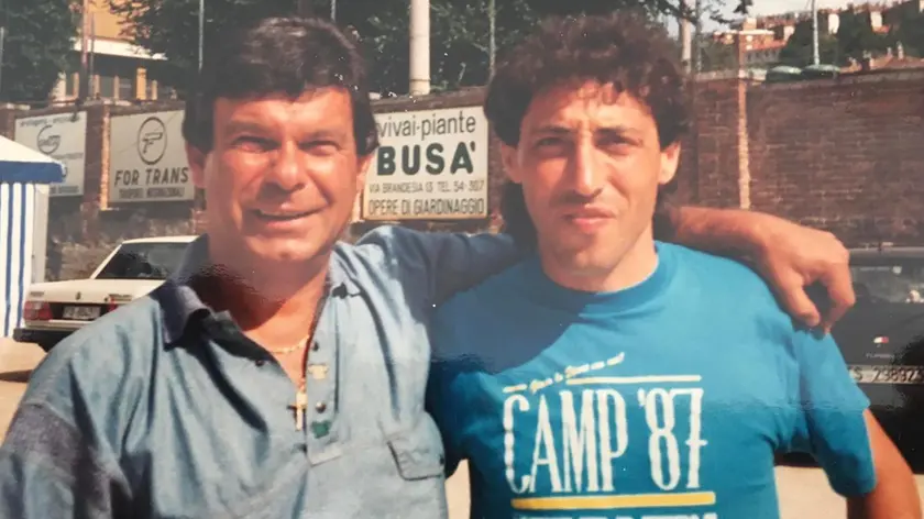 Michele Di Mauro con Totò De Falco