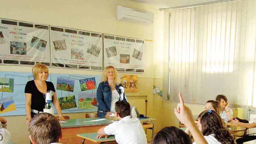 Un'aula scolastica