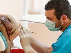 Una paziente dal dentista