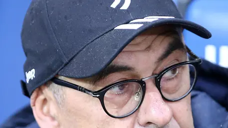 Maurizio Sarri allenatore della Juventus