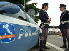 Agenti della Polstrada in una foto di archivio