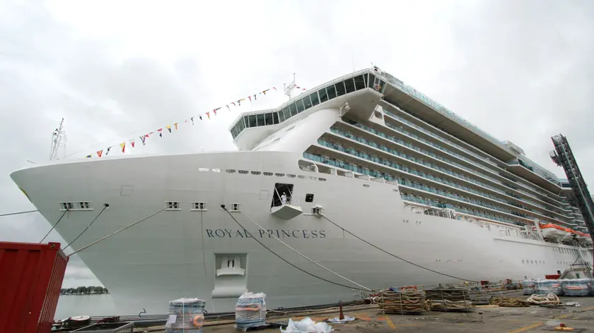 La Royal Princess costruita da Fincantieri a Monfalcone