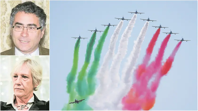 A sinistra, l’analista aeronautico Gregory Alegie e, sotto, la scrittrice Lidia Ravera