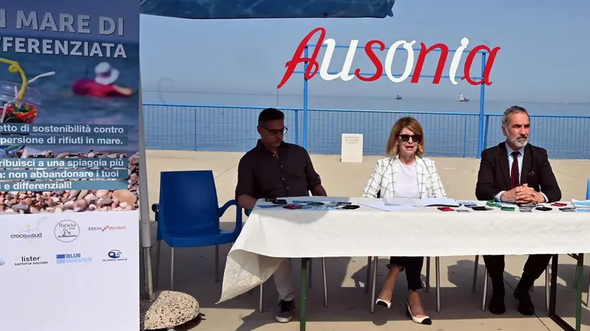 La presentazione dell’iniziativa allo stabilimento Ausonia. Foto Bruni