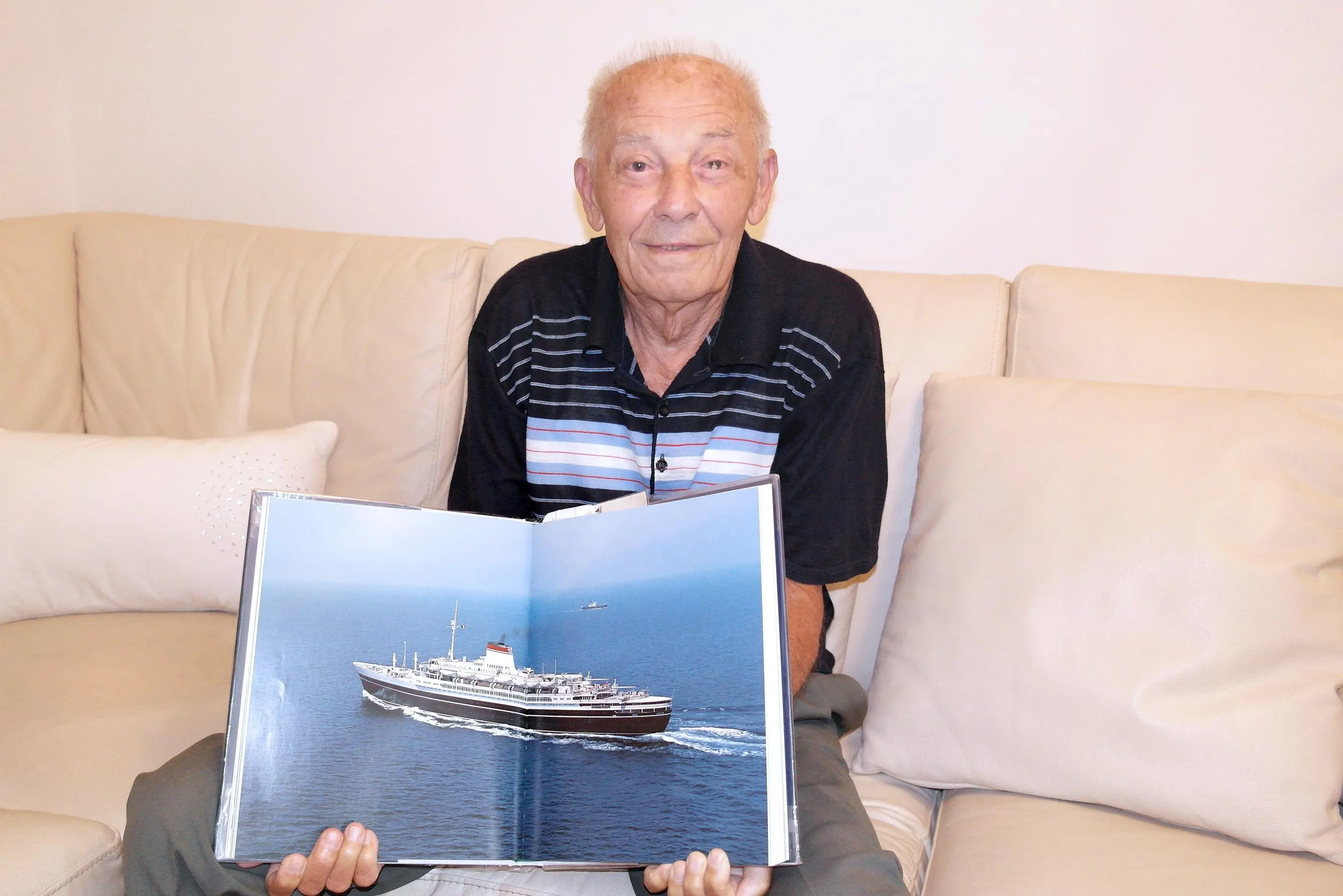 Il fuochista Vittorio Geromella (Foto Lasorte)