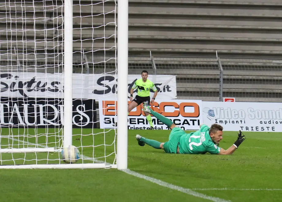 Lasorte Trieste 18/11/18 - Serie C, Triestina - LR Vicenza Virtus, Gol Procaccio ed Esultanza