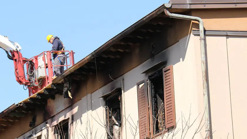 Bonaventura Monfalcone-18.03.2020 Sopralluogo luogo dell'incendio-Via Valentinis-Monfalcone-foto di Katia Bonaventura