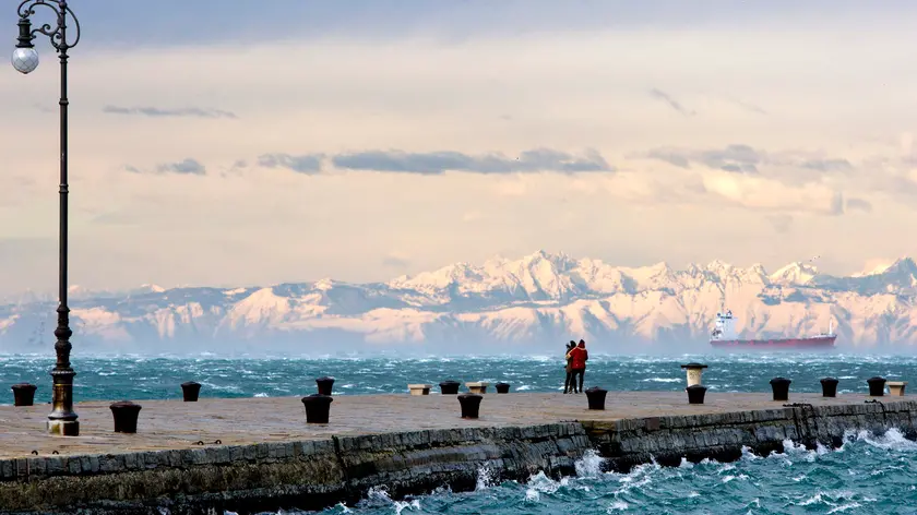 Silvano Trieste 28/12/2014 Neve e Bora