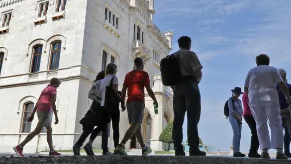 Lasorte Trieste 26/04/18 - Miramare, Turisti