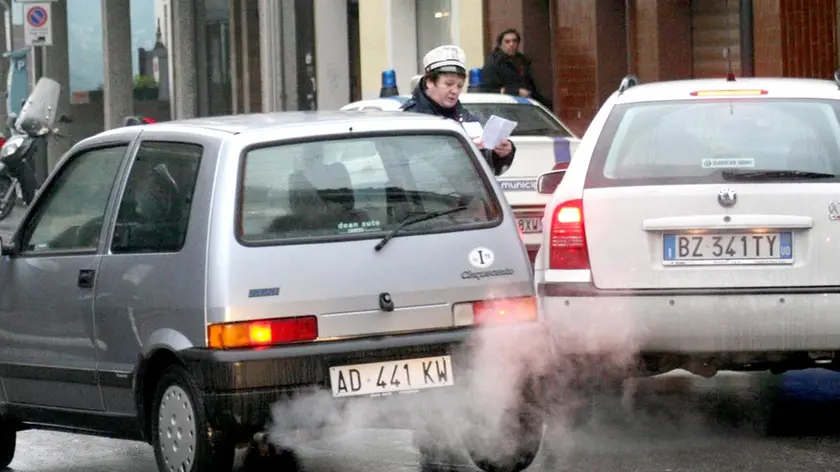 Una delle recenti chiusure al traffico del centro