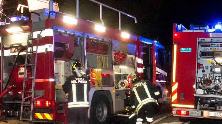 Bonaventura Monfalcone-09.02.2017 Incendio-San Pier d'Isonzo-foto di Katia Bonaventura