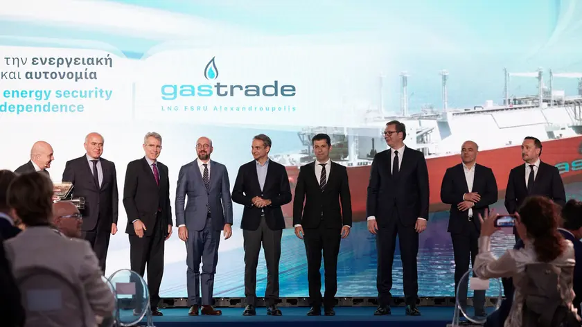 La cerimonia ad Alexandroupoli