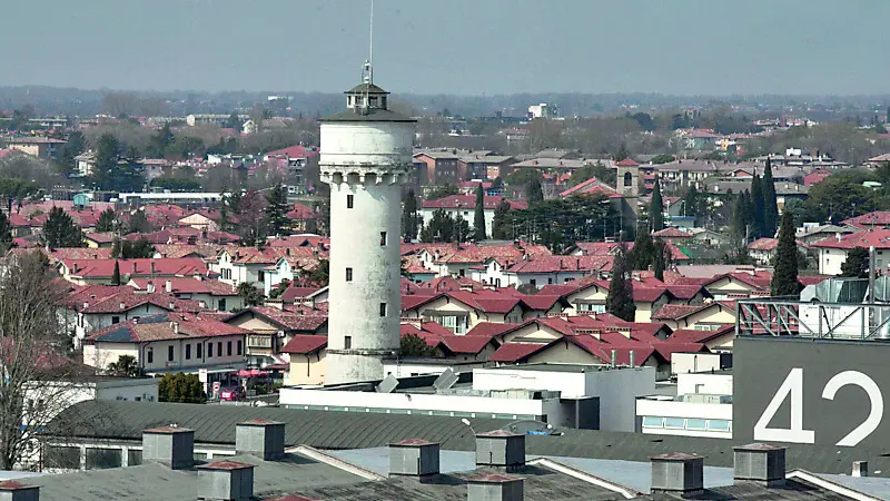 Monfalcone vista dall'alto, foto Bonaventura