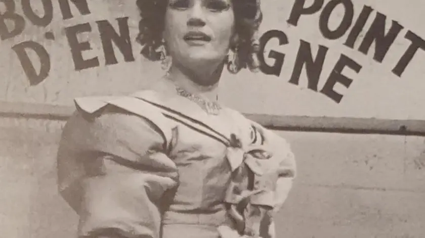 Un foto d’epoca della soprano Marisa Zotti, nata a Sagrado dove continua ad abitare