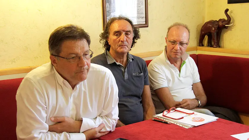 La presentazione della nuova lista. In primo piano Enrico Gherghetta (Foto Bonaventura)