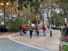 L’attività dell’Ustn organizzata con i bambini all’esterno del polo natatorio “Bruno Bianchi”