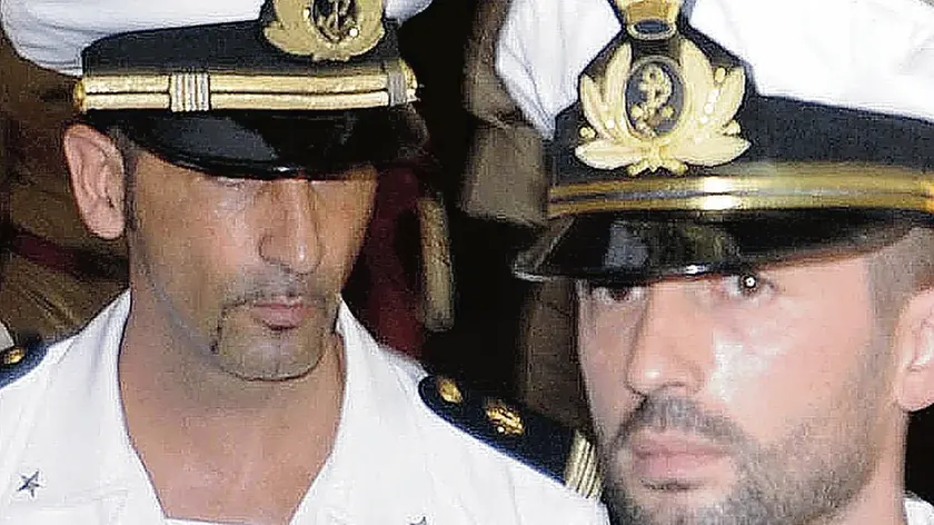 I marò italiani Salvatore Latorre e Massimiliano Girone