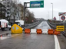 Una delle rampe della Gvt chiuse