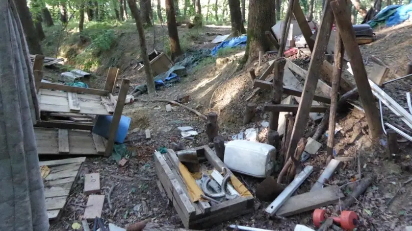 Il Boschetto oggi assomiglia a una discarica a cielo aperto