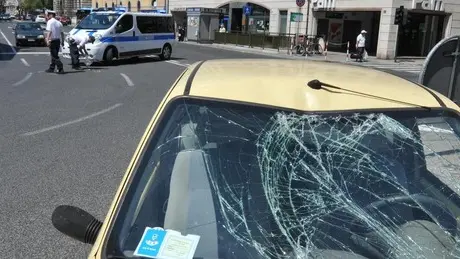 Lasorte Trieste 08/06/14 - Piazza Libertà, Incidente