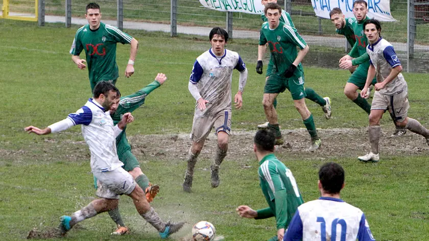 Bonaventura Monfalcone-14.02.2016 Calcio Ufm-Liventina-Monfalcone-foto di Katia Bonaventura