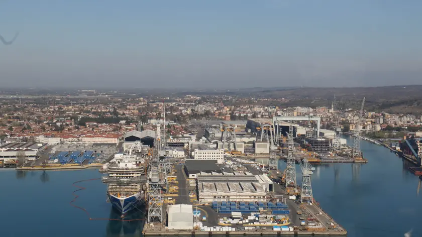 L'area del cantiere a Panzano