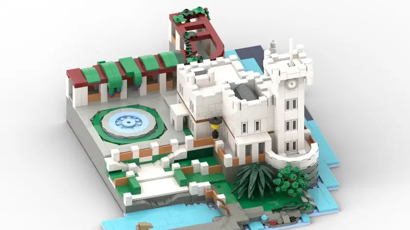 Il Castello di Miramare in versione Lego