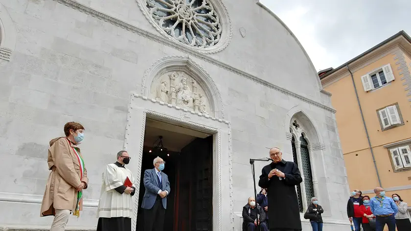 Lasorte Trieste 16/05/21 - Muggia, Fine Lavori Facciata Duomo