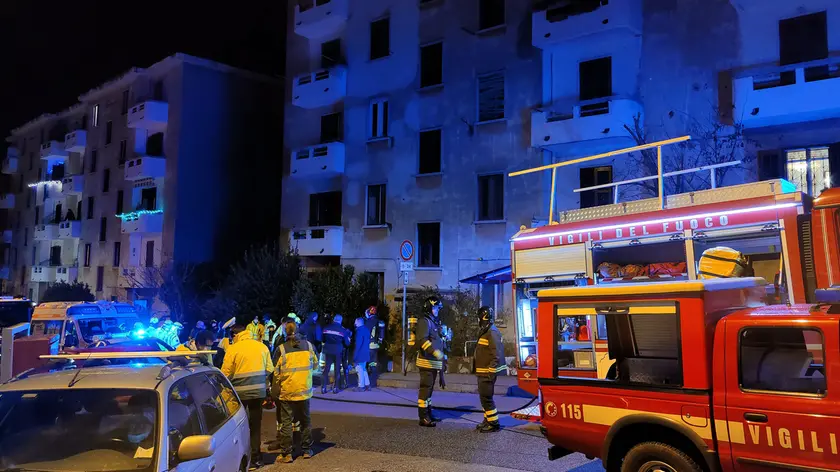 Lasorte Trieste 03/01/2021 - Strada per Longera, Incendio
