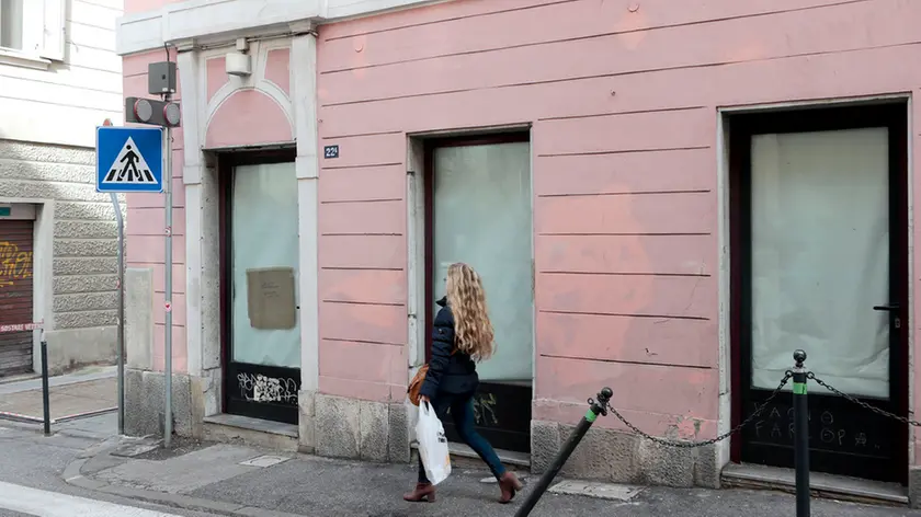 Le vetrine vuote della libreria