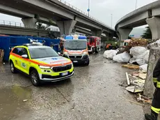I soccorsi sul posto dell'incidente alla Metfer